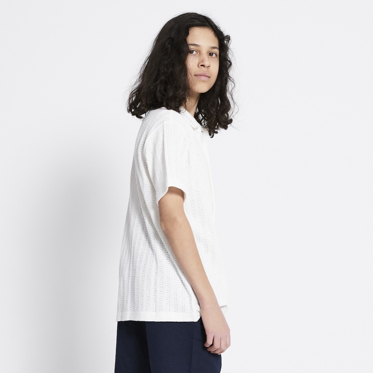 Short sleeve shirt "Smith star" White
